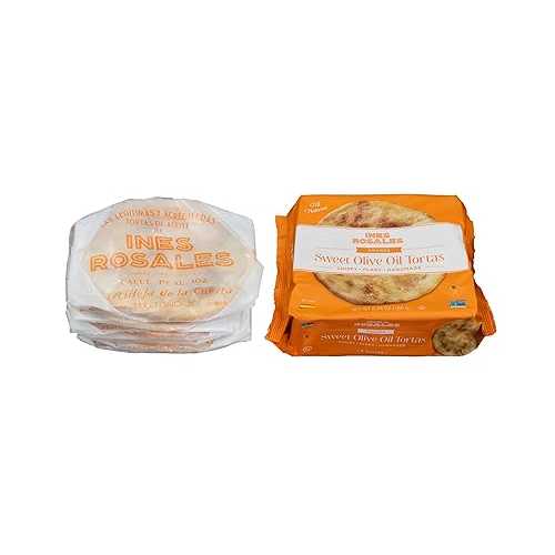 Ines Rosales スイートオリーブオイルトルタス、セビリアオレンジ、6.34オンス Ines Rosales Sweet Olive Oil Tortas, Seville Orange, 6.34 Ounce画像