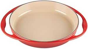 ル・クルーゼ ホーロー鋳鉄タタン皿、2クォート、スリーズ Le Creuset Enameled Cast Iron Tatin Dish, 2 qt., Cerise