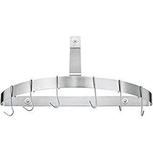 クイジナート CRHC-22B シェフのクラシック半円壁掛けポットラック、つや消しステンレス Cuisinart CRHC-22B Chef's Classic Half-Circle Wall-Mount Pot Rack, Brushed Stainless|Glomarket