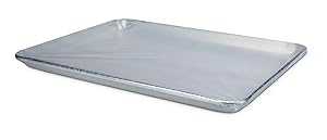 PanSaver Hotel Clear Sheet Pan Liners for Easy Clean Up - Disposable Buffet Pan Liners, Ovenable up to 400F (Bun Sheet Pan - 20.5 x 28.5 IN)|Glomarket
