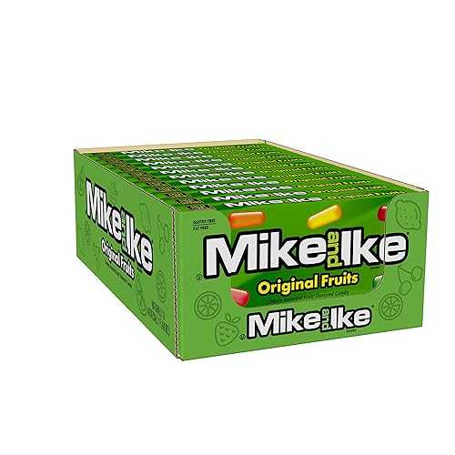 Mike and Ike Candy, Original Fruits, 5薬局衡オンス Theater Box, Pack of 12