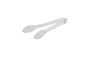 Fineline Settings Platter Pleasers クリア 9 インチ スカラップ高耐久トング、24 個パック Fineline Settings Platter Pleasers Clear 9\