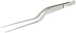 Mercer Culinary 18-8 ステンレス鋼精密トング オフセットチップ、6-1/2 インチ Mercer Culinary 18-8 Stainless Steel Precision Tongs Offset Tip, 6-1/2 Inch
