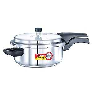 PRESTIGE PRDA3 Prestige 3L Alpha Deluxe Induction Base Stainless Steel Pressure Cooker, 3.0-Liter 16,715円
