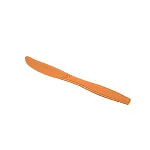 Karat U2031 (オレンジ) 6.7 インチ PP 超重量使い捨てナイフ、オレンジ (1000 個パック) Karat U2031 (Orange) 6.7" PP Extra-Heavy Weight Disposable Knife, Orange (Pack of 1000)|Glomarket