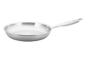 WINCO 三層フライパン しろがね色 TGFP-12 WINCO TGFP-12 Tri-Ply Frying Pan, Silver