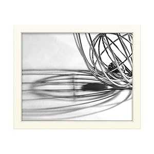 Trademark Fine Art, Distressed White Frame 16x20 Whisk by Tammy Davison, Multi-Color