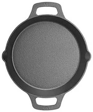 WINCO 鋳鉄スキレット CASD-10 ブラック WINCO CASD-10 Cast Iron Skillet, Black