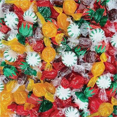 CRAZYOUTLET Old-Fashioned Hard Candy Assortment - 2 Pound Bulk Pack (About 150 Count) - Butterscotch, Cinnamon, Strawberry Bon Bons, Spearmint, Root Beer - Hostess Mix