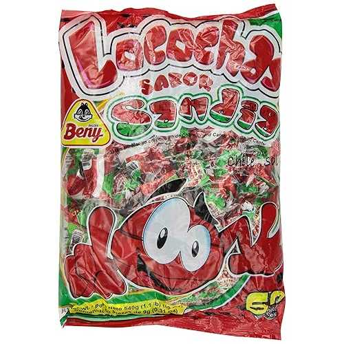 Beny Candy、サンディア、ロコチャ、19 オンス (6 個パック) B E N Y Beny Candy, Sandia, Locochas, 19-ounces (Pack of6)