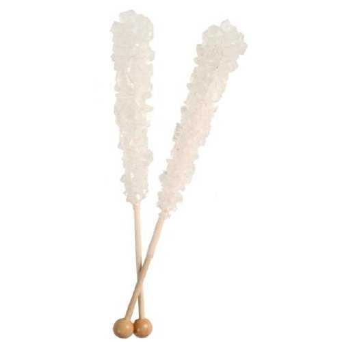 ロック キャンディ スティック ホワイト-10ct BAYSIDE CANDY Rock Candy Sticks White-10ct