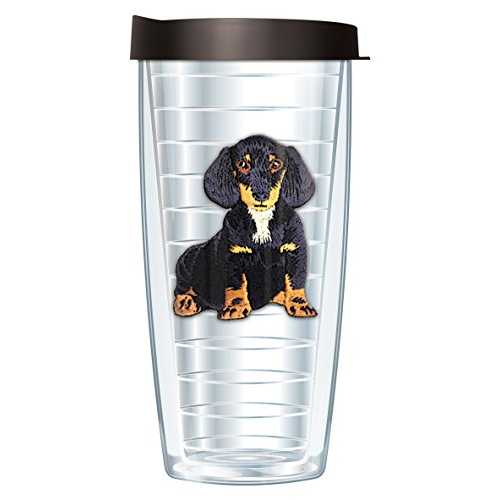 ダックスフント トラベラー 16 オンス タンブラー マグ 蓋付き Signature Tumblers Dachshund Traveler 16 Oz Tumbler Mug with Lid