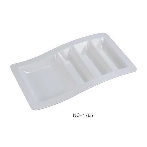 Yanco NC-1765 Compartment Collection 4-Divided Compartment, 14.75\