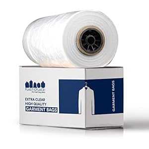 Plasticplace .65 Mil Clear Garment Bags, 21\
