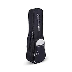 Crossrock ソプラノ ウクレレ バッグ、10mm パッド入り、パッド入りストラップ付き、シルク グレー Crossrock Soprano Ukulele Bag with 10mm padded and Padded Strap in Silk Grey