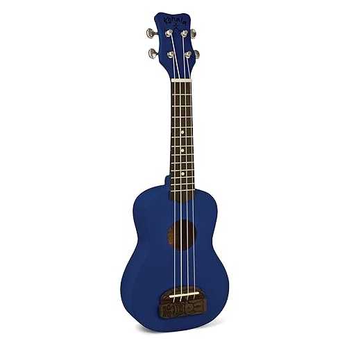 Kohala KTSBL Tiki Soprano Ukulele - Ocean Blue