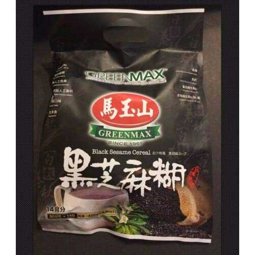 グリーンマックス 黒ごまシリアル (16袋) - 16.9オンス greenmax black sesame cereal (16 sachets) - 16.9oz