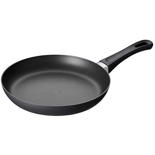 Scanpan FBA_ フライパン、9-1/2 in、9-1/2 in、黒いこと、しろがね色 Scanpan FBA_ Fry Pan, 9-1/2\", 9-1/2-Inch, black,silver"