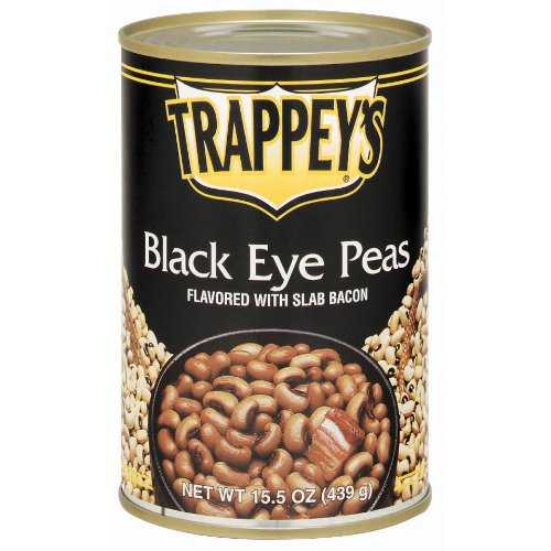 ???? ??? ?? ? ?, 15.5?? (6?) Trappey's Blackeye Peas With Bacon, 15.5 Ounce (Pack of 6)