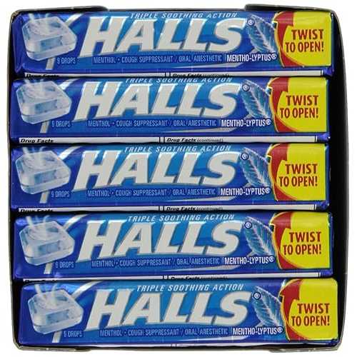 ホールズ メンソール リップタス 20本 Halls Menthol Lyptus, 20-Count