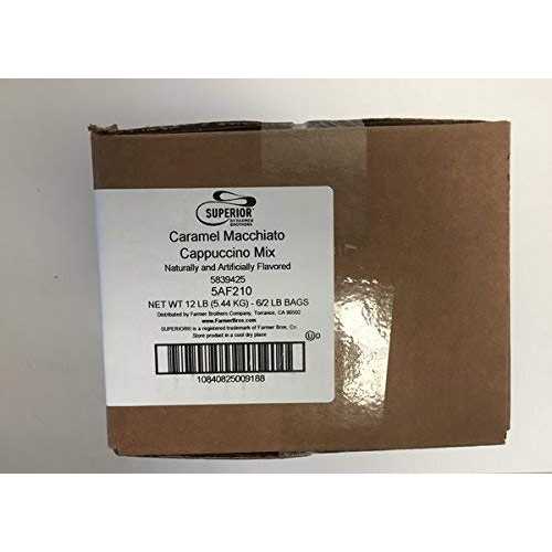???? ??? ???? ???? ?? 6?/2??? ?, ??? Superior Caramel Macchiato Cappuccino Mix 6/2 Lb Bags, Brown