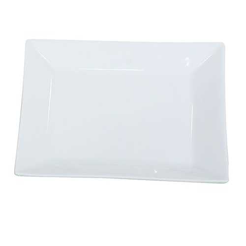 Yanco RM-108 Rome 8in 真四角一皿、メラミン、ホワイトカラー、48枚風呂敷き包み Yanco RM-108 Rome 8\" Square Plate, Melamine, White Color, Pack of 48"