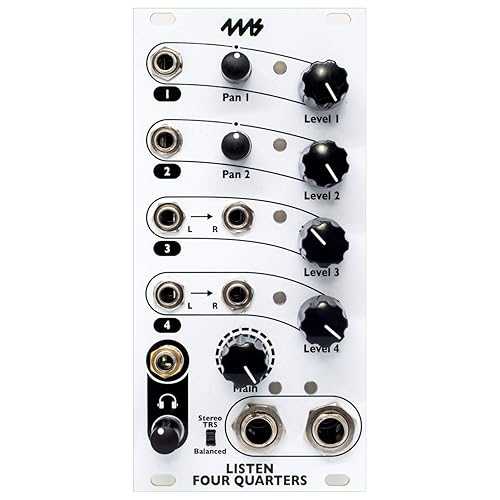 4MS L4Q リッスン 4 クォーター モジュラー シンセ モジュール 4MS Company 4MS L4Q Listen 4 Quarters Modular Synth Module