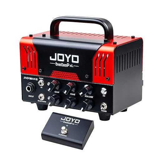 JOYO Jackman II BanTamp XL Series Mini Amp Head 20 Watt Preamp 2 Channel Hybrid Tube Guitar Amplifier with Bluetooth (Red)｜Glomarket 33,414円