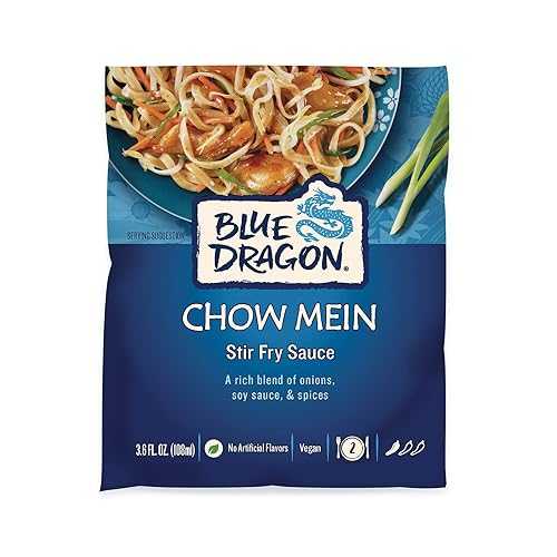 Blue Dragon Stir Fry Sauce, Chow Mein, 3.4 Ounce (Pack of 12)画像