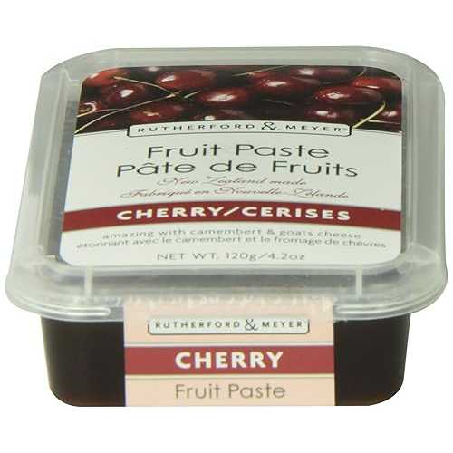 Rutherford & Meyer Rutherford and Meyer Fruit Paste, Cherry, 4.2-Ounce Containers (Pack of 4)