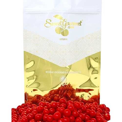 SweetGourmet Sweet and Sour Cherry Balls | Chewy Bulk Candy | 3 Pounds