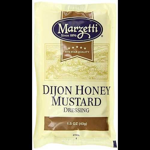 マルゼッティ ハニーマスタード ドレッシング、ディジョン、1.5 オンス (60 個パック) Marzetti Honey Mustard Dressing, Dijon, 1.5 Ounce (Pack of 60)