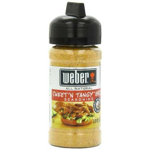 Weber グリルシーズニング Sweet'N Tangy BBQ、3オンス (6個パック) Weber Grill Seasoning Sweet'N Tangy BBQ, 3-Ounce (Pack of 6)