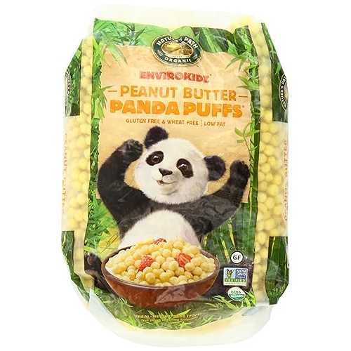 洋書 Envirokidz Organic Peanut Butter Panda Puffs Enviropakz, 25-Ounce Bag