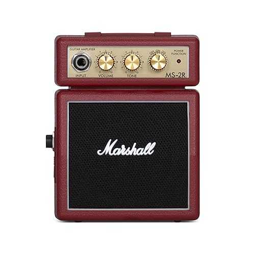 マーシャル ミニスタックシリーズ MS-2R マイクロギターアンプ Marshall Mini Stack Series MS-2R Micro Guitar Amplifier