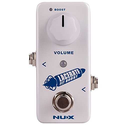 NUX Lacerate Mini Booster Guitar Boost Pedal Dual FET Circuit Design Clean & Crank Boost True Bypass or Buffer Bypass｜Glomarket