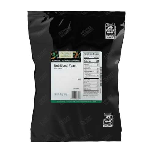 Frontier CO-op Nutritional Yeast Flakes Dairy Free Cheese Flavor 1 lb Bulk Bag Frontier CO-op Nutritional Yeast Flakes Dairy Free Cheese Flavor 1 lb Bulk Bag
