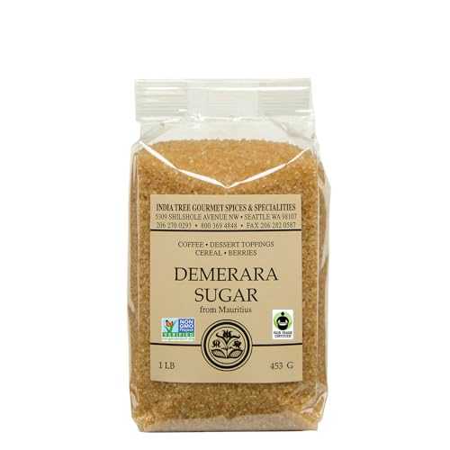 India Tree デメララ シュガー、1 ポンド (4 個パック) India Tree Demerara Sugar, 1 lb (Pack of 4)