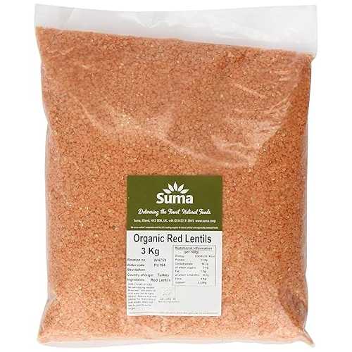 Suma - 有機赤レンズ豆 - 3Kg Suma - Organic Red Lentils - 3Kg｜Glomarket