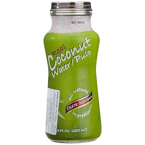???? ????, ??? ?? ?? ???, 281ml (12? ?) (?? ?? ???) Taste Nirvana, Coconut Wtr Pulp Natural, 9.5 FO (Pack of 12) ( Value Bulk Multi-pack)60
