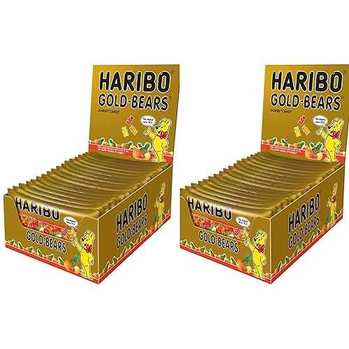 ハリボー ゴールドベア 2オンス (2パック) 合計48パック Haribo Gold Bears 2oz (2 Pack) Total 48 Packs