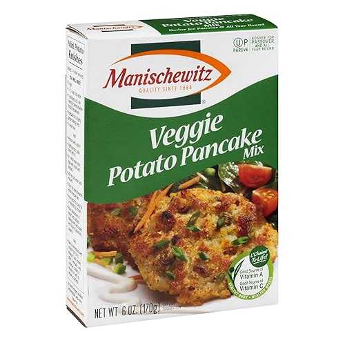 Manischewitz ベジポテトパンケーキミックス、6オンスボックス (12個パック) Manischewitz Veggie Potato Pancake Mix, 6-Ounce Box (Pack of 12)