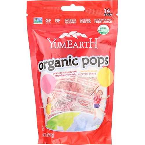 ヤミー アース フルーツ ポップ PC ロリポップ (6x3 オンス) Yummy Earth Fruit Pop Pc Lollipop ( 6x3 OZ)