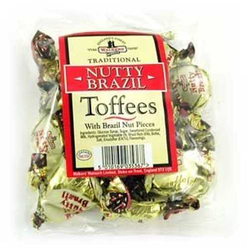 ウォーカーズ ナッティ ブラジル ノンサッチ トフィー、150 グラム (5.3 オンス) バッグ ? 2 個パック Walkers Nutty Brazil Nonsuch Toffee, 150 Gram (5.3 Ounce) Bag ? Pack of 2