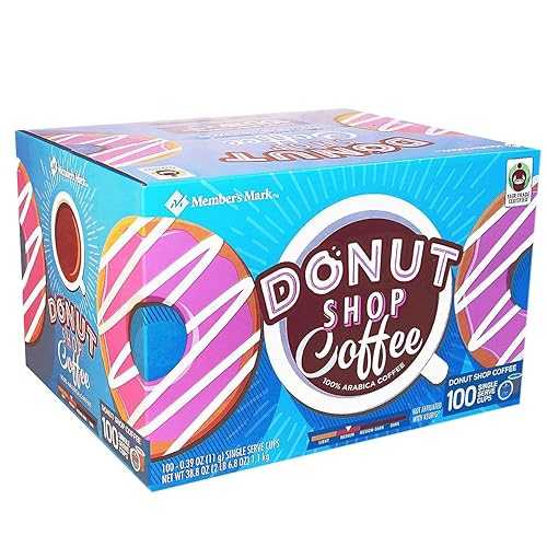 メンバーズマーク ドーナツショップ コーヒー（シングルサーブ100杯） MEMBER´S MARK Member's Mark Donut Shop Coffee (100 single-serve cups)