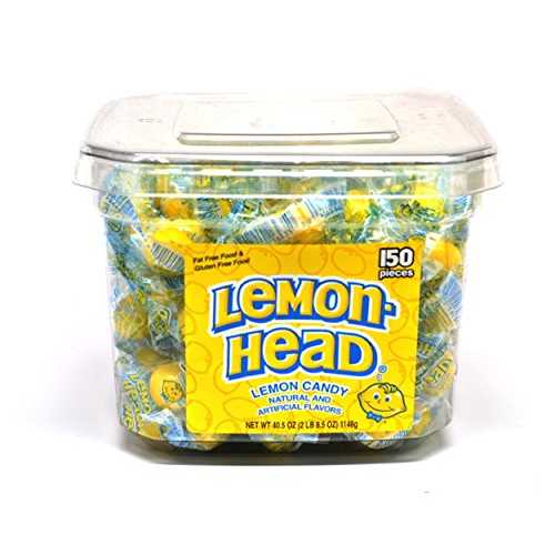 レモンヘッド 150 個コンテナ - 1 個 Lemonheads 150 Count Container - 1 Unit
