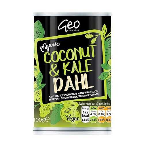 Geo Organics ココナッツ & ケール ダール 14.11 オンス Geo Organics Coconut & Kale Dahl 14.11 oz