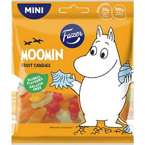 Fazer ムーミン フルーツスイーツグミ 80g 28パック 2.8オンス Fazer Moomin Fruit Sweets Gummy 28 Packs of 80g 2.8 oz