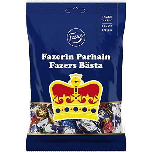 Fazer パルハイン入りキャンディー 220g 18 パック Fazer Parhain filled Candy 18 Packs of 220g