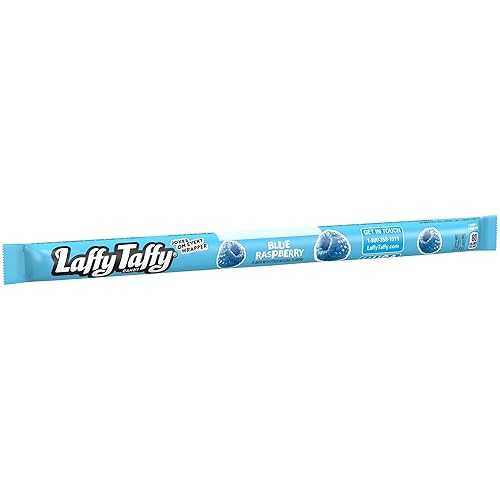 ラフィー タフィー ロープ ブルー ラズベリー 0.81 オンス (288カウント) Laffy Taffy Rope Blue Raspberry .81 oz. (288 count)